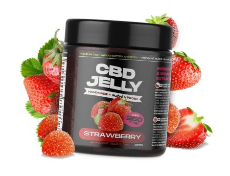 Żelki CBD 250mg o smaku truskawkowym - Czech CBD